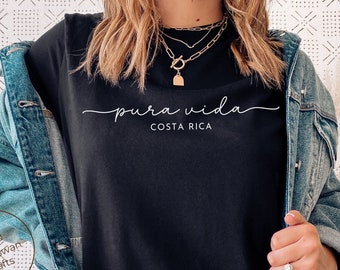 Camiseta Costa Rica Pura Vida, Unissex