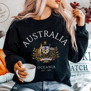 Australia Sweatshirt, Aussie Gift, Australian Crewneck Pullover, Unisex