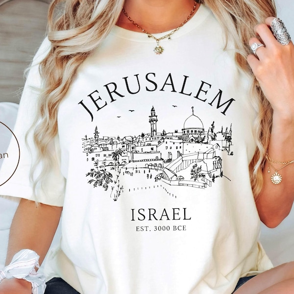 Koszulka Jerozolima, Koszulka Izrael, Unisex