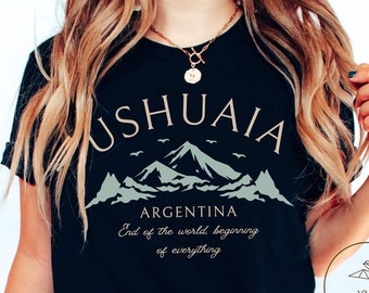 Ushuaia Shirt, Argentina Mountains T-shirt, Unisex