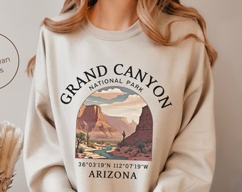 Grand Canyon National Park Sweatshirt, Arizona Crewneck Pullover