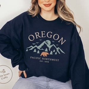 Bluza Oregon, bluza z okrągłym dekoltem Pacific Northwest, unisex
