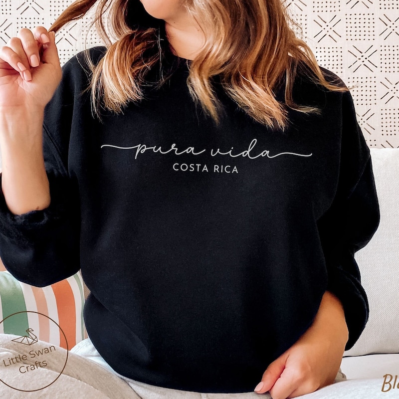 Vintage pura vida blue tee main image 0