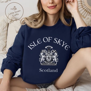 Isle of Skye Sweatshirt, Scotland Crewneck Pullover, Unisex