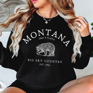 Montana Sweatshirt, Big Sky Country Crewneck Pullover