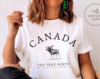 Canada shirt, het echte noorden T-shirt, unisex