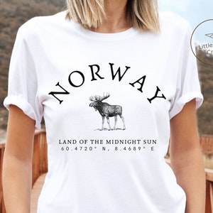 Norway Shirt, Nordic Norwegian T-shirt, Unisex