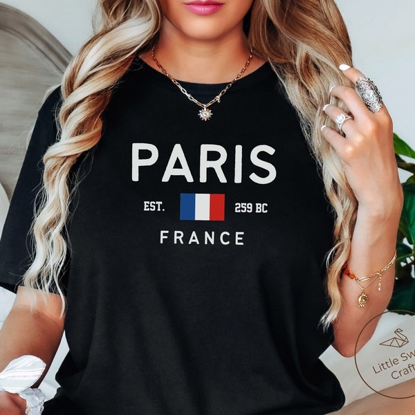 Paris Shirt, French Flag T-shirt, France Gift, Unisex