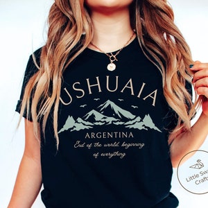Ushuaia Shirt, Argentina Mountains T-shirt, Unisex