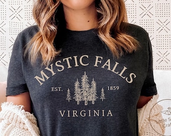 Chemise Mystic Falls, Virginia T-shirt doux et confortable, unisexe