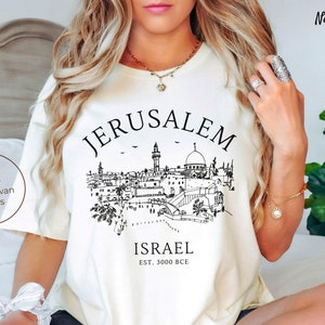 Jerusalem Shirt, Israel T-shirt, Unisex