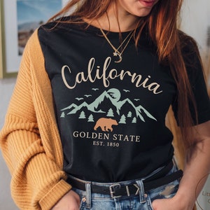 California Shirt, Golden State Bear T-shirt, Unisex
