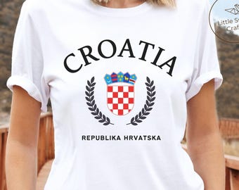 Kroatien Shirt, Hrvatska Flagge T-Shirt, Unisex