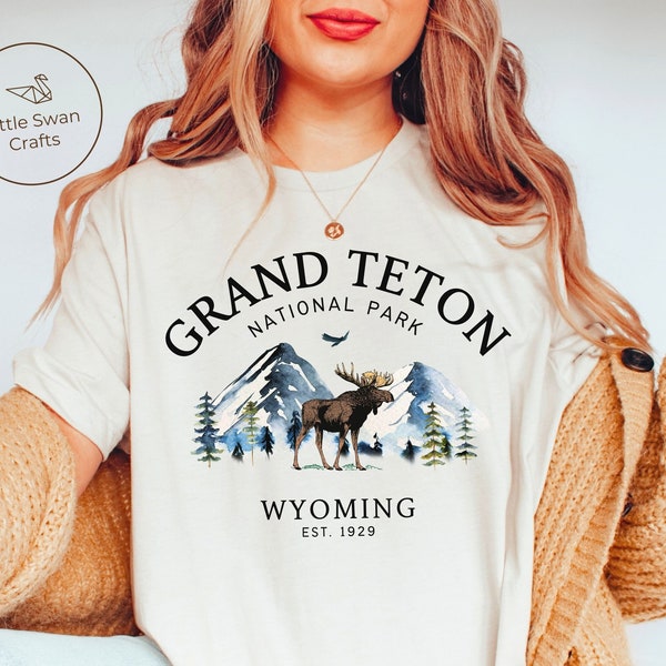 Grand Teton Nationalpark Shirt, Wyoming Mountains T-Shirt - Unisex