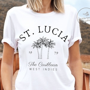 St. Lucia Shirt, Saint Lucia Island Caribbean T-shirt, Unisex