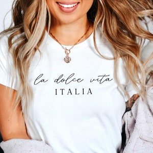Italy Shirt, La Dolce Vita Italia T-shirt, Unisex
