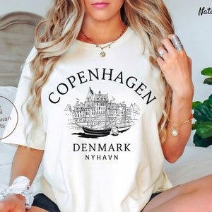 Kopenhagen Shirt, Dänemark Nyhavn T-shirt, Unisex