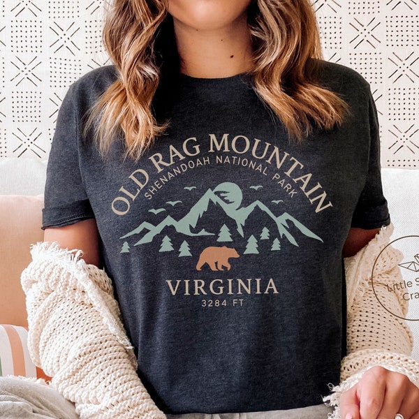 Old Rag Mountain Shirt, Virginia Mountains T-shirt