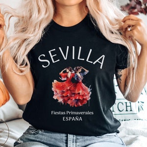 Seville Shirt, Flamenco Spain Sevilla T-shirt, Unisex