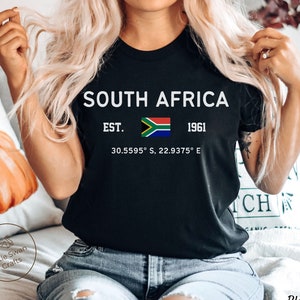 Koszulka z flagą Republiki Południowej Afryki, Koszulka z flagą Republiki Południowej Afryki - Unisex