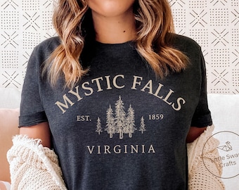 Chemise Mystic Falls, Virginia T-shirt doux et confortable, unisexe