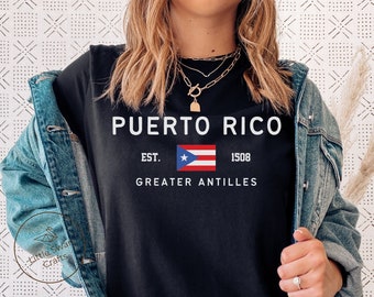 Puerto Rico Shirt, Puerto Rican Flag T-shirt, Unisex