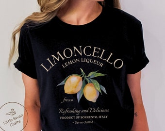 Limoncello Shirt, Sorrento Italy Lemons T-shirt, Unisex Tee