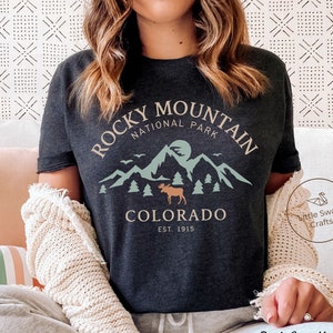 Rocky Mountain Shirt, National Park Colorado T-shirt