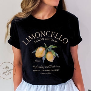 Limoncello Shirt, Sorrento Italy Lemons T-shirt, Unisex Tee