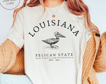 Louisiana Shirt, Pelican State T-shirt, Unisex