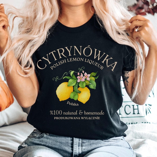 Cytrynowka Shirt, Polish Lemon Liqueur Tee, Poland T-shirt