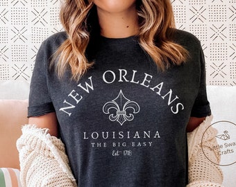 New Orleans-shirt, The Big Easy T-shirt, uniseks