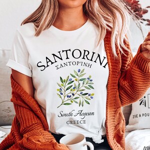 Santorini Shirt, Greek Island Tee, Greece T-shirt, Unisex