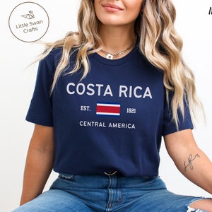 Costa Rica Shirt, Costa Rican Flag T-shirt, Unisex