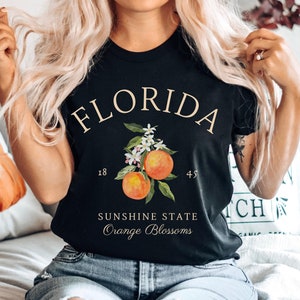 Florida Shirt, Orange Blossoms T-shirt, Unisex