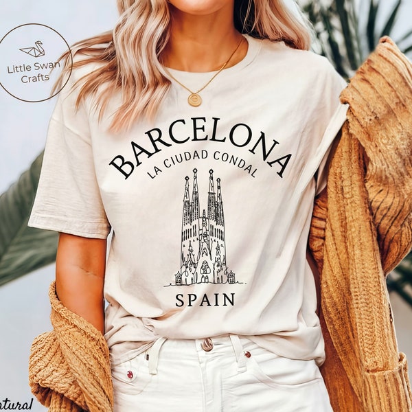 Barcelona Shirt, La Sagrada Familia T-shirt, Unisex