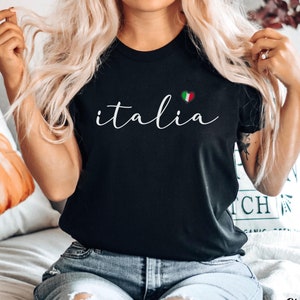 Italy Shirt, Italian Flag Tee, Italia Clothes, Soft and Comfortable T-shirt, Unisex