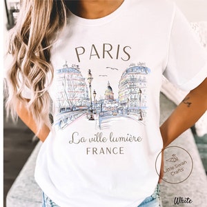 Paris Shirt, Montmartre Tee, French Clothes, France Soft and Comfortable T-shirt - Unisex