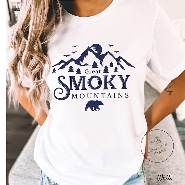 Great Smoky Mountains Shirt, Smokies Bear T-shirt - Unisex