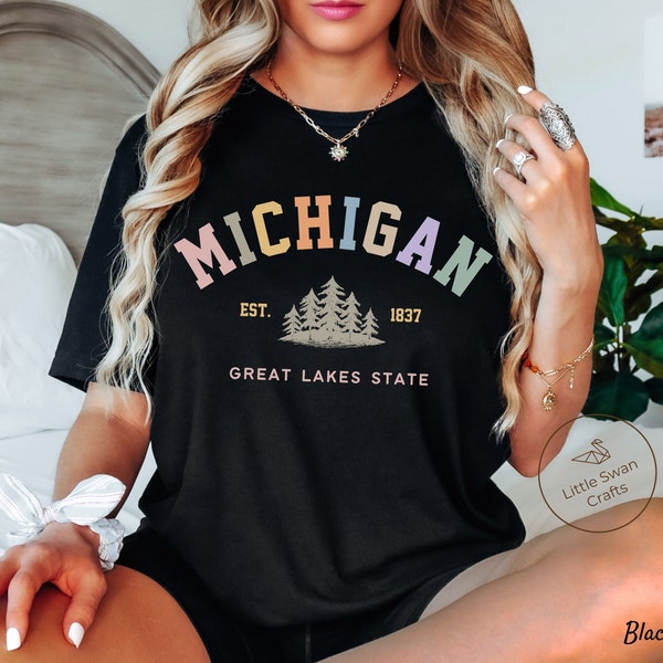 Camisa de Michigan, camiseta del estado de los Grandes Lagos - Unisex