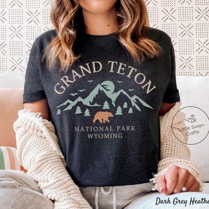 Grand Teton National Park Shirt, Wyoming Berge T-shirt, Unisex