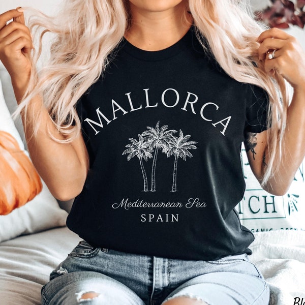 Camicia Maiorca, T-shirt Spagna, T-shirt estiva spagnola, Unisex