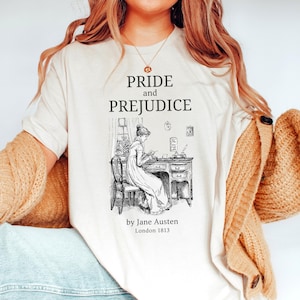 Pride and Prejudice Shirt, Jane Austen Novel Tee, Bookish