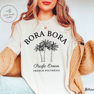Maglietta Bora Bora, Unisex Isole Bora Bora, Polinesia Francese Maglietta morbida e confortevole