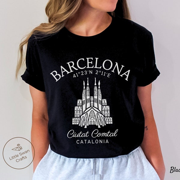 Barcelona Shirt, Sagrada Familia T-shirt, Unisex