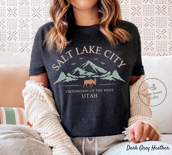 Salt Lake City Shirt, Utah Mountains T-shirt - Unisex