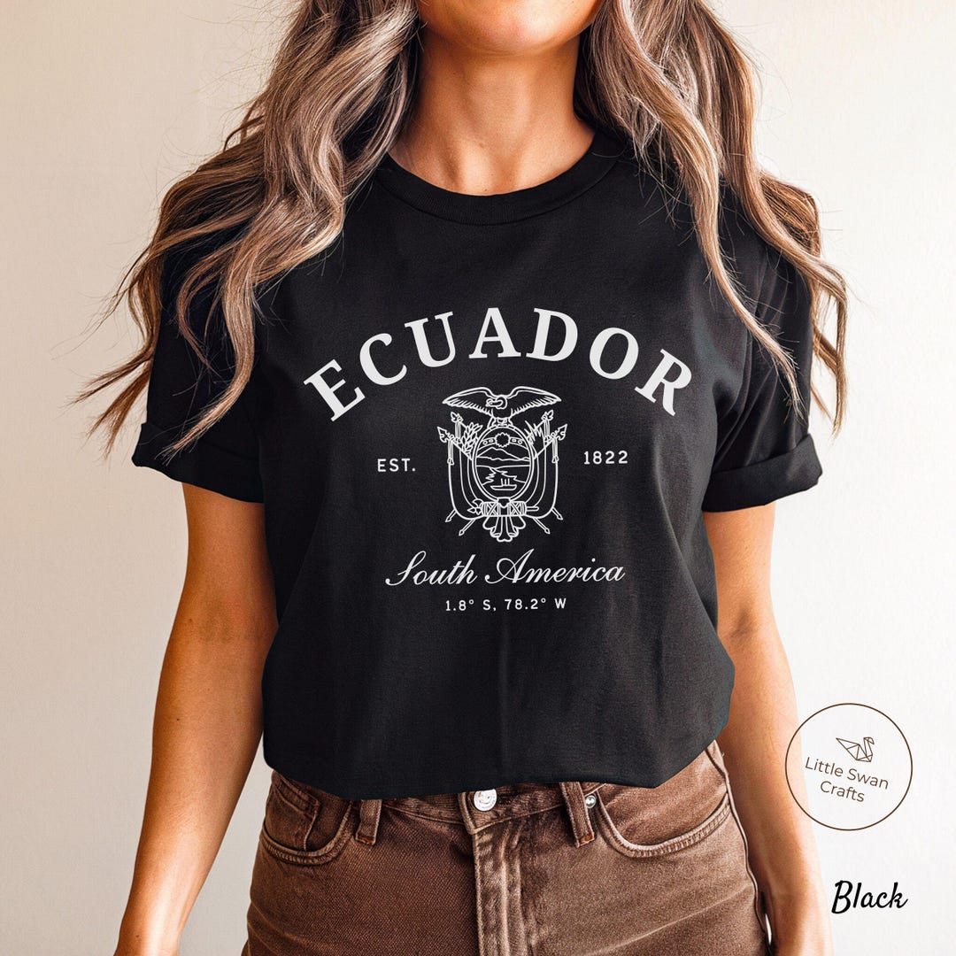 Ecuador Shirt, Ecuadorian Flag Unisex T-shirt - Etsy