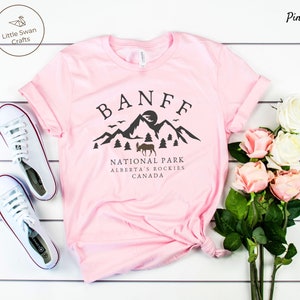 Banff Shirt, Unisex Banff National Park Canada, Super Soft and Comfortable T-shirt image 6