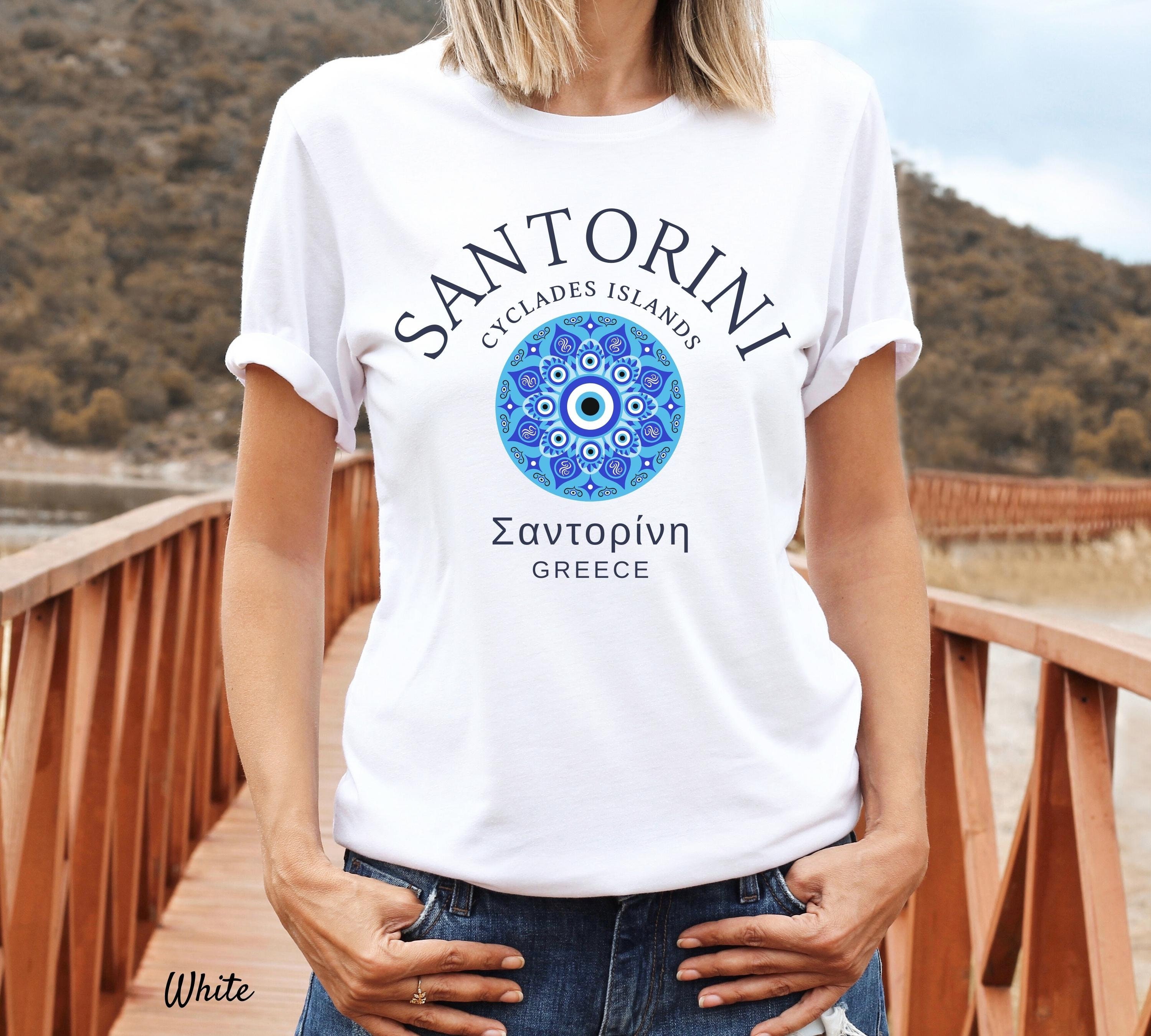 Santorini Shirt, Greek Island Tee, Greece T-shirt, Unisex