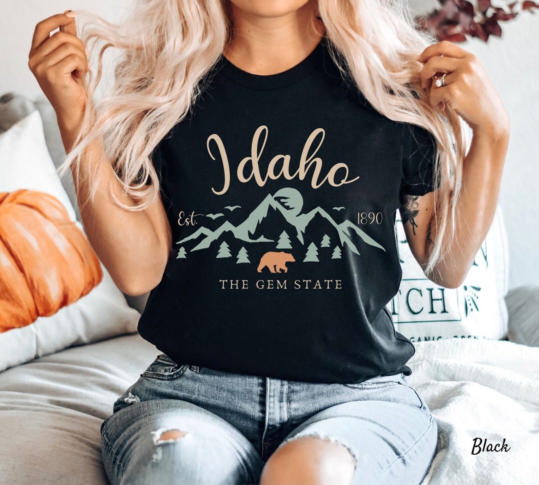 Idaho Shirt Idaho State Tshirt Gem State Unisex Super Etsy